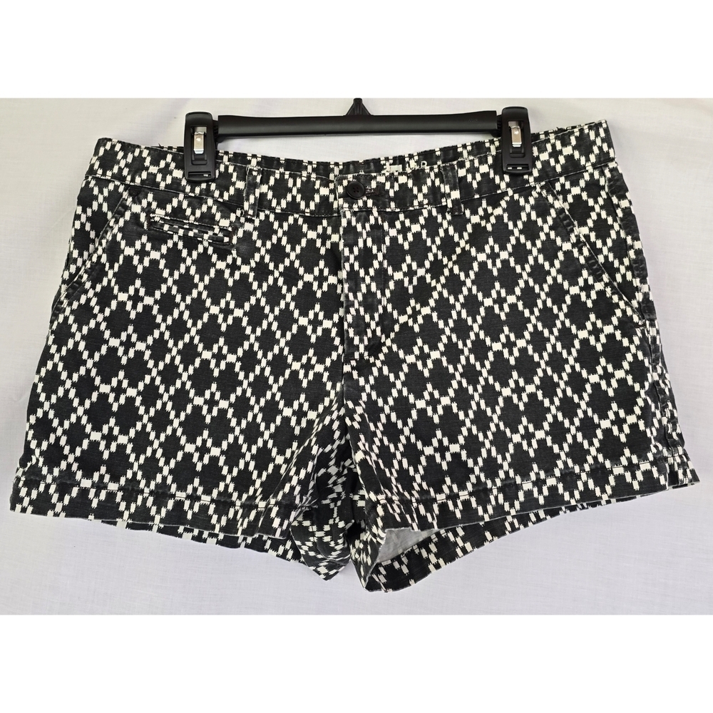 GAP▪️Black & White Patterned Cotton Shorts